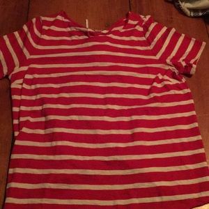 Red striped shirt